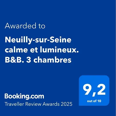 Bed and breakfast Calme Et Lumineux. B&b. 3 Neuilly-sur-Seine